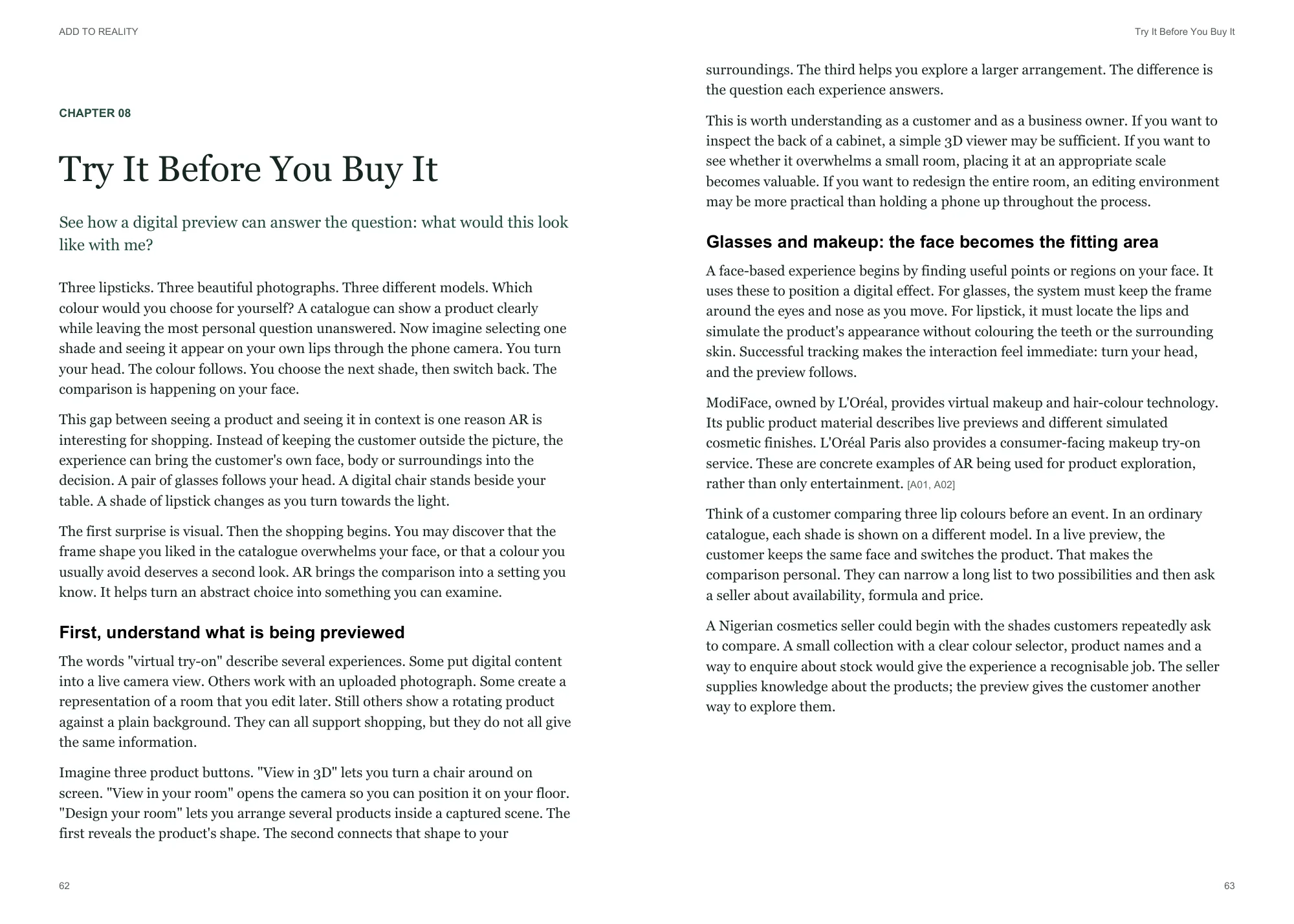 Chapter 8, Try It Before You Buy It