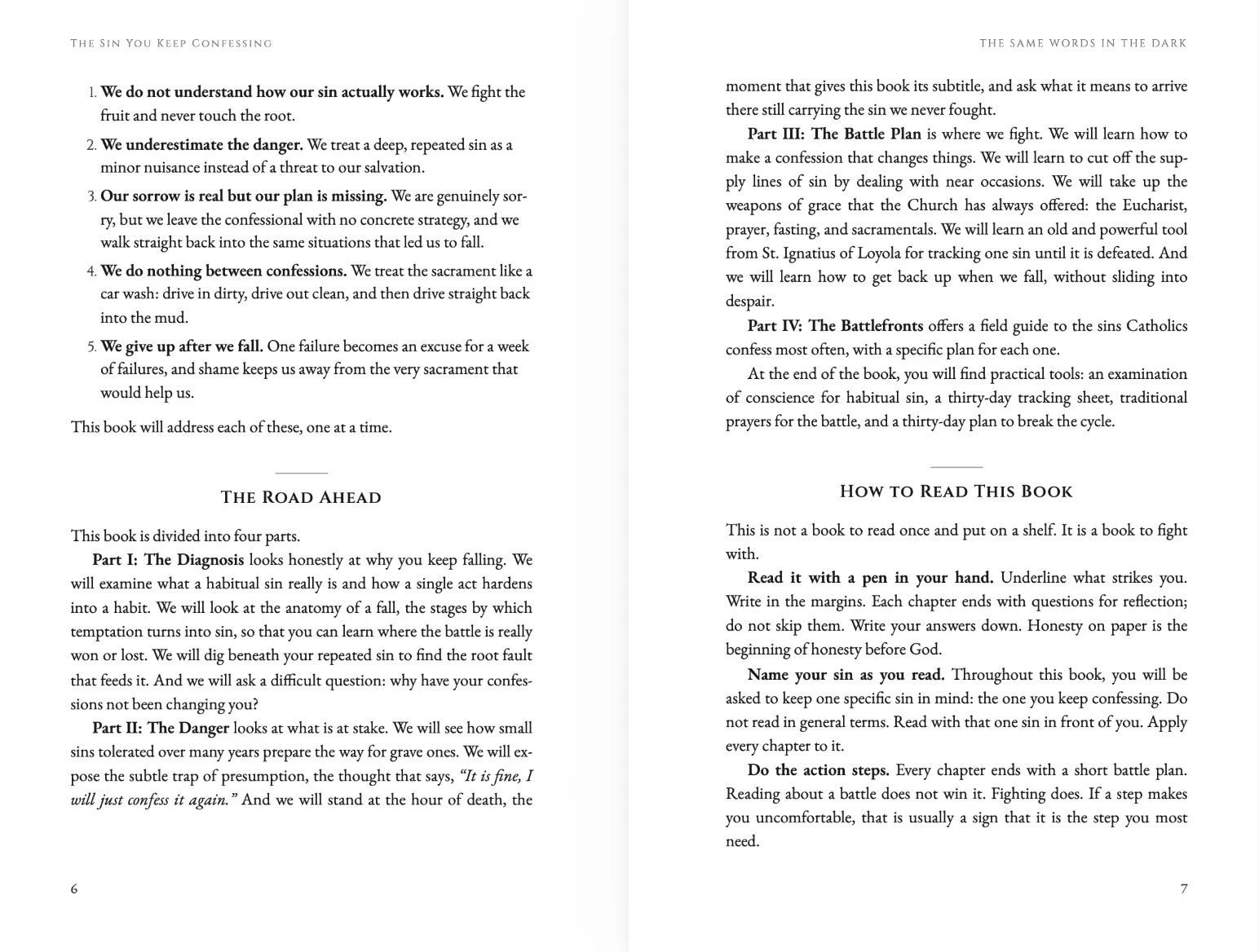 Introduction pages: The Road Ahead, and How to Read This Book