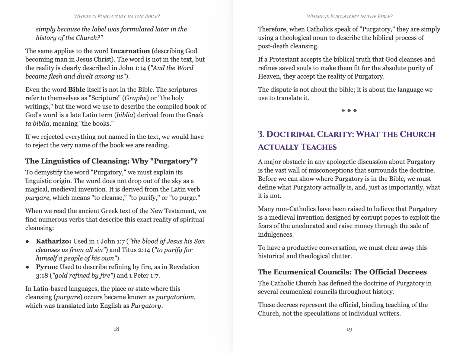 Chapter 1 pages: The Linguistics of Cleansing and Doctrinal Clarity